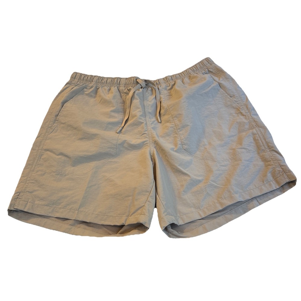DSG Mens 6" Rec‎ Short Khaki Size Medium Water Repellent Relaxed Fit Lightweight - Picture 3 of 5